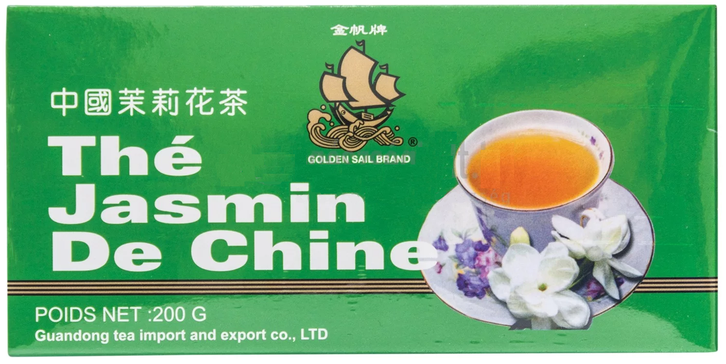 Guangdong Čínsky jazmínový zelený čaj sypaný (200g)