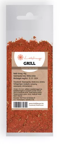 Lakshmy Grill zmes korenín na grilovanie (40g)