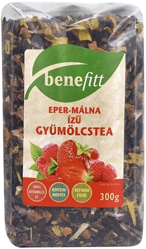 Benefitt Ovocný sypaný čaj s jahodovou a malinovou príchuťou (300g)