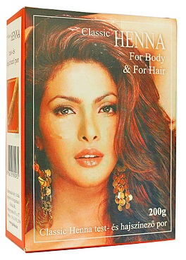 Classic Henna 100% klasická henna na vlasy a telo v prášku (200g)