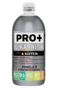 Obrázok pre PRO+ Nesýtený nízkoenergetický nápoj s L-karnitínom, kofeínom a sladidlami - pomelo (750ml)