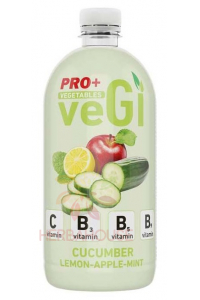 Obrázok pre PRO+ Vegetables Nesýtený nízkoenergetický nápoj s vitamínom C, B3, B5, B9 a sladidlami - uhorka, citrón, jablko, mäta (750ml)