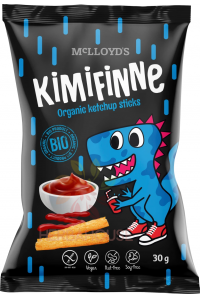 Obrázok pre McLloyd´s Kimifinne Bio Extrudované bezlepkové kukuričné chrumky s príchuťou kečupu (30g)