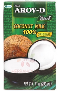 Obrázok pre Aroy-D Kokosové mlieko (250ml)