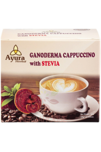 Ayura Instantné Cappuccino s ganodermou a stéviou (10ks) Obrázok pre Ayura Instantné Cappuccino s ganodermou a stéviou (10ks)