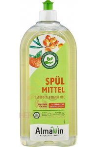 Obrázok pre AlmaWin EKO Tekutý prostriedok na riad rakytník a mandarínka (1000ml)