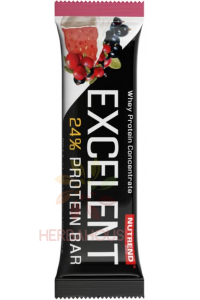 Obrázok pre Nutrend Excelent Bezlepková Proteínová tyčinka čierne ríbezle a brusnice (85g)