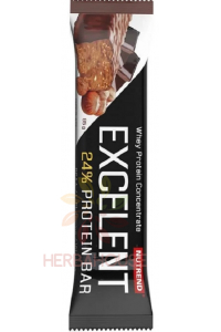 Obrázok pre Nutrend Excelent Bezlepková Proteínová tyčinka čokoláda s orieškami (85g)