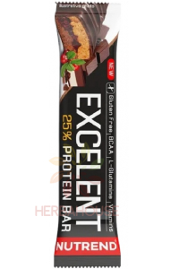 Obrázok pre Nutrend Excelent Bezlepková Proteínová tyčinka double čokoláda nugát a brusnica (85g)