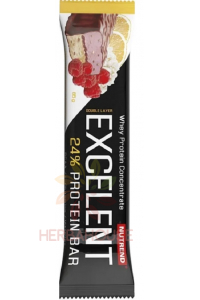 Obrázok pre Nutrend Excelent Bezlepková Proteínová tyčinka double čokoláda citrón, tvaroh, malina a brusnica (85g)