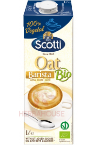 Riso Scotti Bio Barista Rastlinný ovsený nápoj (1000ml) Obrázok pre Riso Scotti Bio Barista Rastlinný ovsený nápoj (1000ml)