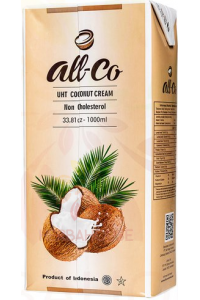All-Co Kokosová smotana (1000ml) Obrázok pre All-Co Kokosová smotana (1000ml)