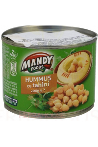 Obrázok pre Mandy Rastlinná paštéta hummusu s tahini (200g)