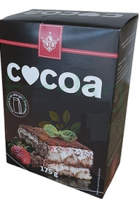 Obrázok pre Cocoa Bezlepkový nízkotučný Kakaový prášok s karobom (175g)