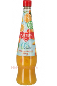 Obrázok pre Mautner Markhof Sirup s príchuťou pomaranč a mango so sladidlami (700ml) 