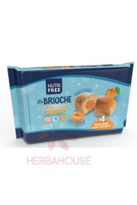 Obrázok pre Nutri Free Le Brioche Bezlepkové, bezlaktózové sladké briošky marhuľové (200g)