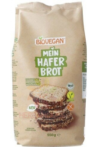 Obrázok pre Biovegan Mein Hafer brot Bio Bezlepková múčna zmes na prípravu ovseného chleba (550g)