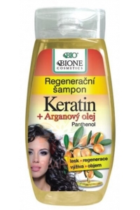 Obrázok pre Bione Cosmetics Bio Regeneračný šampón s keratínom a argánovým olejom (260ml)