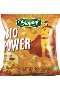 Obrázok pre Biopont Bio Power Bezlepkové Kukuričné chrumky s príchuťou pizza (55g)