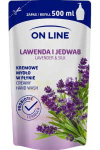 Obrázok pre On Line Tekuté mydlo Levanduľa a hodváb náhradná náplň (500ml)