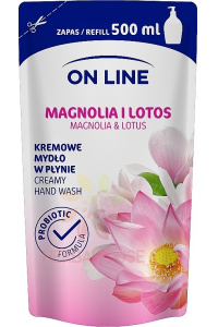 Obrázok pre On Line Tekuté mydlo Magnolie a lotus náhradná náplň (500ml)
