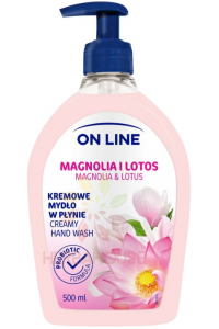 Obrázok pre On Line Tekuté mydlo s dávkovačom Magnolie a lotus (500ml)