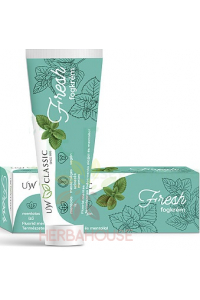 Obrázok pre Charlotte Cosmetic UW Classic Fresh Zubná pasta bez fluoridu (75ml)