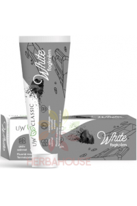 Obrázok pre Charlotte Cosmetic UW Classic White zubná pasta s aktívnym uhlím (75ml)