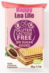 Obrázok pre Flis Lea Life Bezlepkové oblátky s kakaovou náplňou bez cukru (48g)