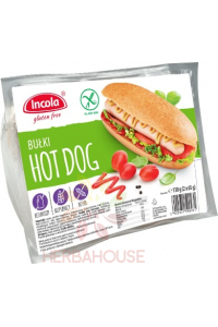 Obrázok pre Incola Bezlepkové hot dog rožky 2 x 65g (130g) 