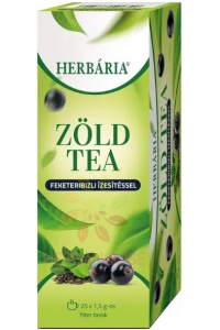 Obrázok pre Herbária Zelený čaj s príchuťou čiernych ríbezlí (25ks)