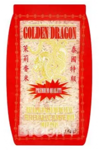 Obrázok pre Golden Dragon Jazmínová ryža biela - prémiová kvalita (1000g)