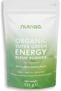 Nutriqa Bio Super Green Energy prášok (125g) Obrázok pre Nutriqa Bio Super Green Energy prášok (125g)