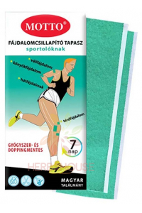 Obrázok pre Motto Náplasť na bolesti pre športovcov na strihanie 5x15cm (2ks)