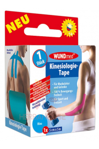 Obrázok pre WUNDmed Kineziologická páska - modrá 5cm x 5m (1ks)