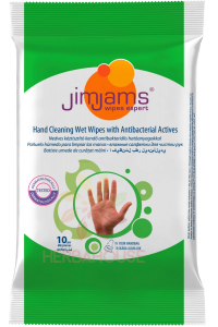 Obrázok pre JimJams Antibakteriálne vlhčené utierky (10ks)