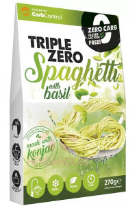 Obrázok pre Forpro Triple Zero Pasta Konjac cestoviny s bazalkou špagety (270g)