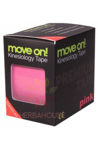 Obrázok pre Move On Kineziologická páska - pink 5cm x 5m (1ks)