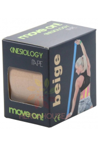 Obrázok pre Move On Kineziologická páska - beige 5cm x 5m (1ks)