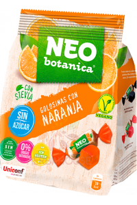 Obrázok pre Neo Botanica Bezlepkové želé cukríky s pomarančovou príchuťou so sladidlami (150g)