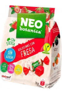 Obrázok pre Neo Botanica Bezlepkové želé cukríky s jahodovou príchuťou so sladidlami (72g)