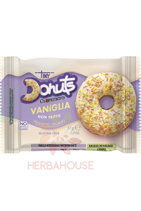 Obrázok pre Cuorenero Donuts Vanilková Bezlepková šiška s cukrovou polevou a posypom (37g)