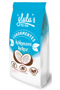 Obrázok pre Glulu's FreeFrom Vegan Bezlepkové Kokosové sušienky so sladidlom (70g)