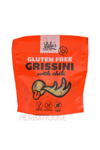 Obrázok pre Glulu's FreeFrom Vegan Bezlepkové Grissini s chili (100g)  