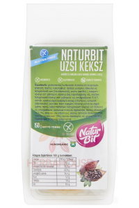 Obrázok pre Naturbit Bezlepkové vanilkové a kakaové sušienky plnené kakaovým krémom (150g)