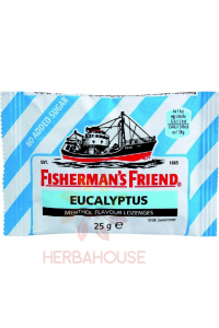 Obrázok pre Fisherman´s Friend Eucalyptus Mentolové cukríky bez cukru so sladidlom (25g)