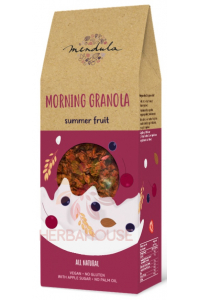 Obrázok pre Mendula Summer Fruit Bezlepková granola - čerešňa, jahoda a čierna ríbezľa (300g)