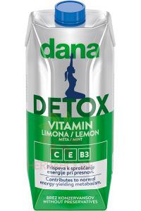 Obrázok pre Dana Vitamin Detox Nesýtený nápoj s príchuťou citrónu a mäty (750ml) 