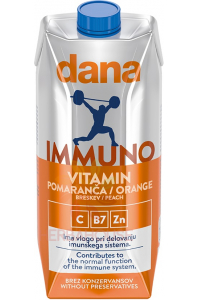 Obrázok pre Dana Vitamin Immuno Nesýtený nápoj s pomarančovou príchuťou (750ml) 