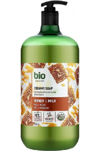 Obrázok pre Bio Naturell Tekuté krémové mydlo s pumpičkou Med a mlieko (946ml)
